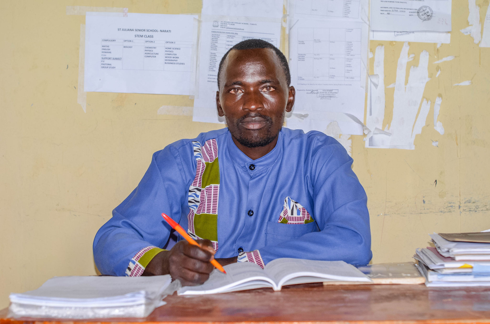Sciences department head portrait